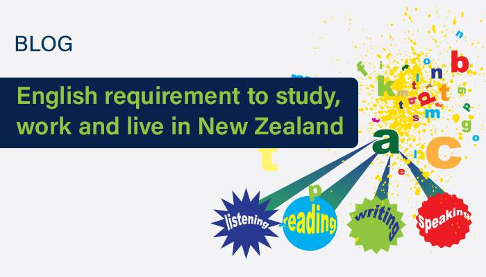 English requirement for various New Zealand visa categories