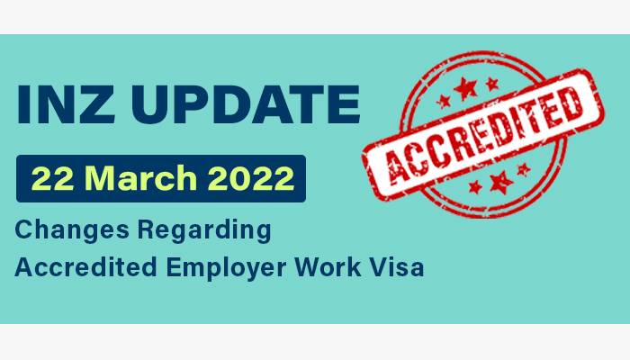 Accredited Employer Work Visa Changes