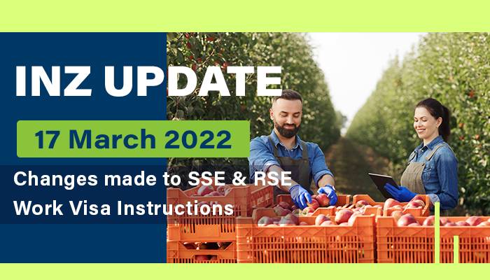 SSE & RSE Work Visa Updates