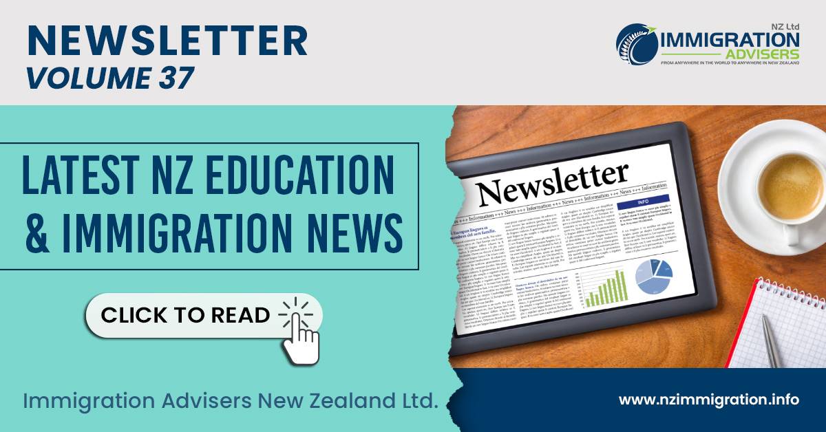 latest nz education & immigration news volume 37