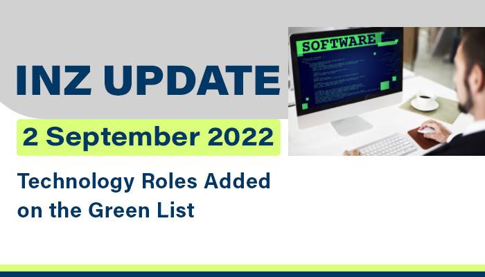 Additional Technology Roles Added to the Green List