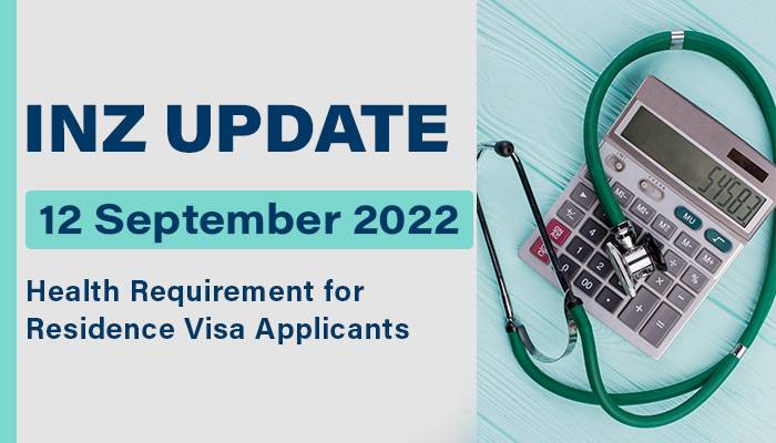 Health Standards for Residence Visa Applicants