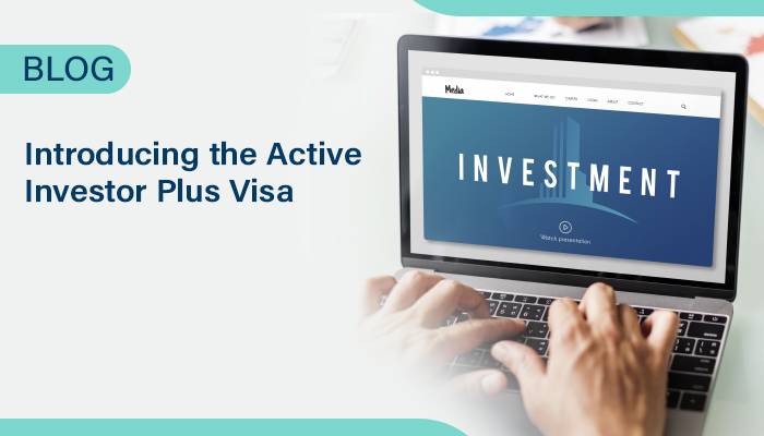 Introducing the Active Investor Plus Visa