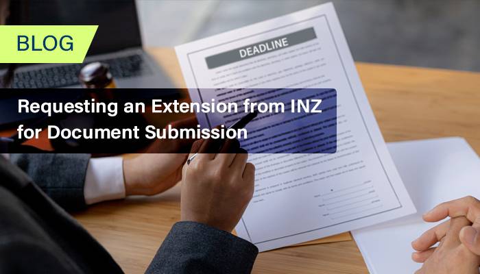 Requesting an Extension from INZ for Document Submission