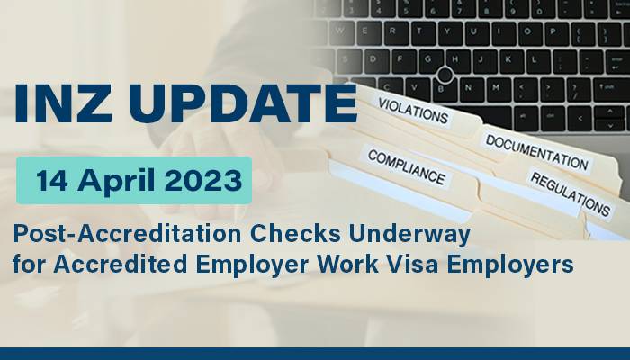 Post-Accreditation Checks Underway for Accredited Employer Work Visa Employers