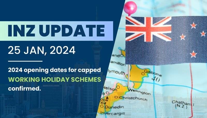 2024 opening dates for capped Working Holiday Schemes confirmed