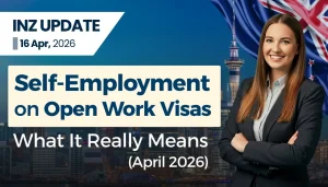NZ Open Work Visa Update 2026: Self-Employment Rules
