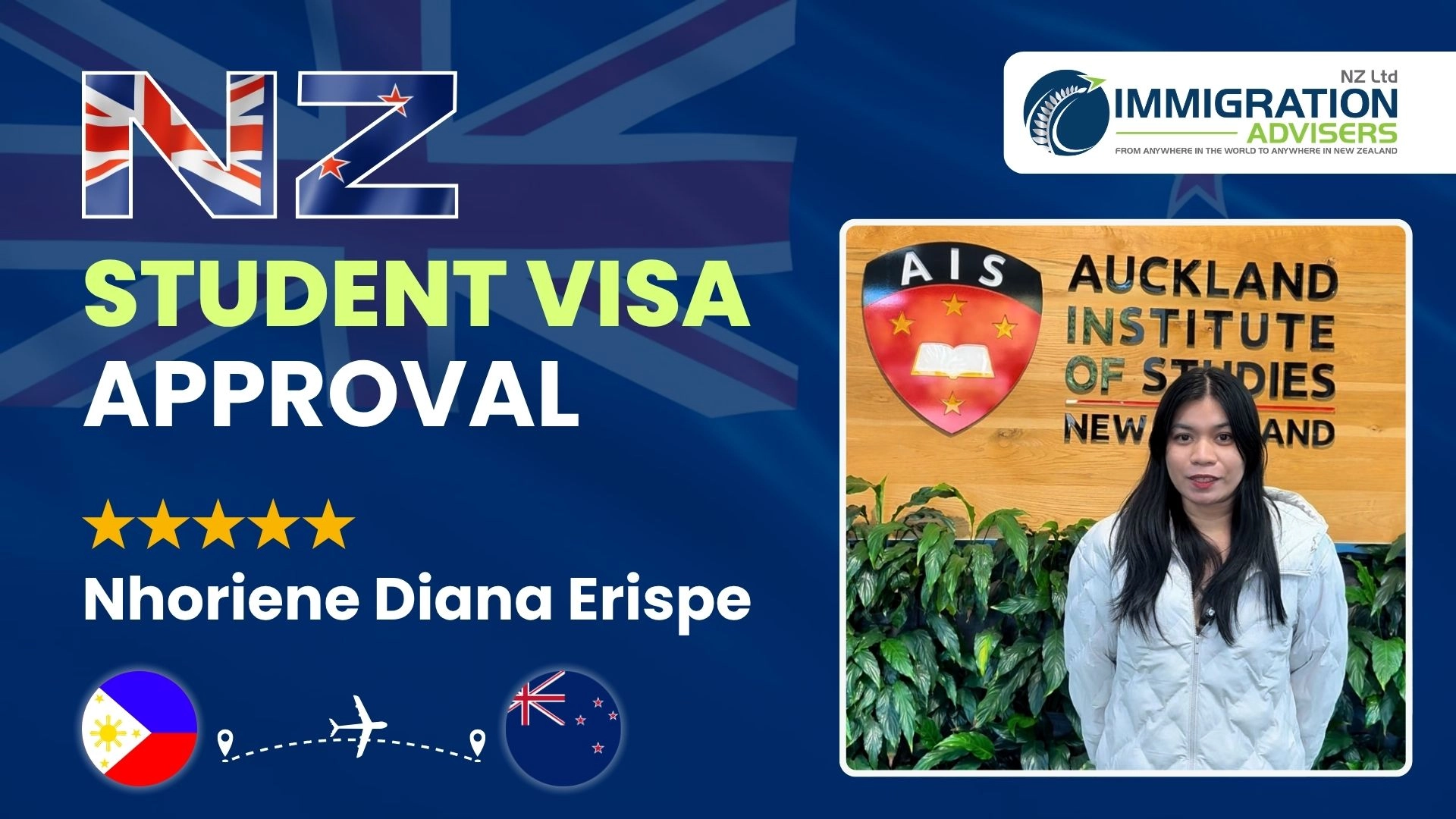 NZ Student Visa Approval || Nhoriene Diana Erispe 